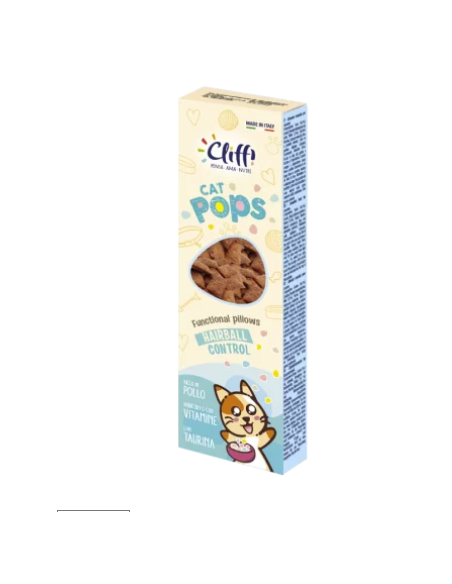 Cliffi cat Pops Hairball Control Pollo gr 50. Snack Per Gatti