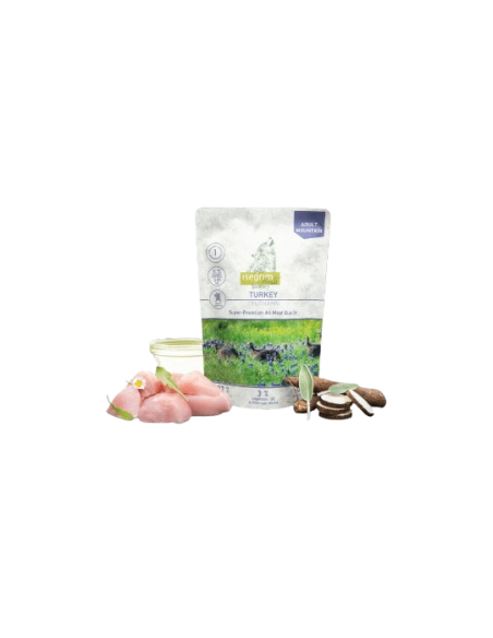 Isegrim Roots Super Premium Adul Tacchino gr 410. Cibo Umido Per Cani.