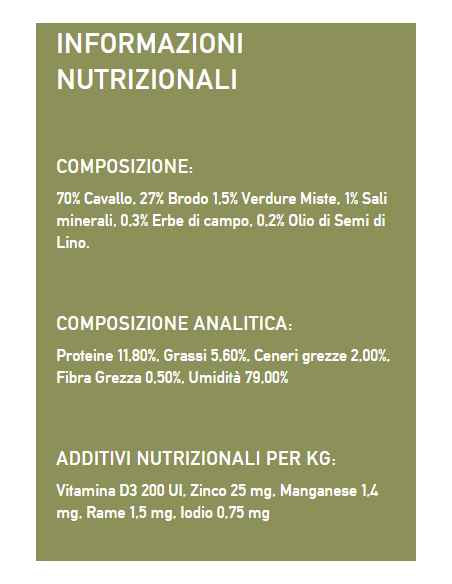 Isegrim Roots Super Premium Adult Field Cavallo 410 gr. Cibo Umido Per Cani .