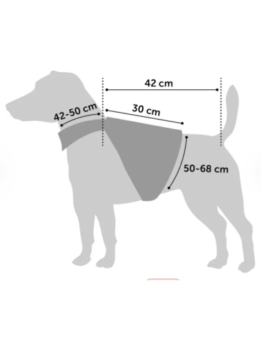 Gilet di Sicurezza refi misura media . Abbigliamento per cani.