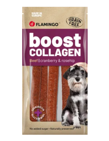 Boost Salsiccia Con manzo e Collagene 600 gr .Snack per cani.