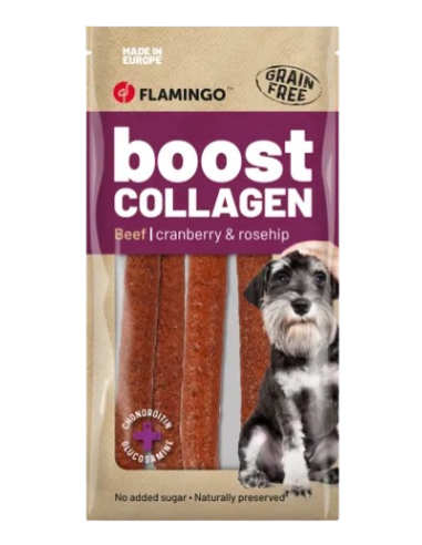 Boost Salsiccia Con manzo e Collagene 600 gr .Snack per cani.