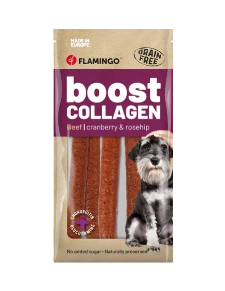 Boost Salsiccia Con manzo e Collagene 600 gr .Snack per cani.