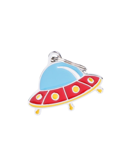 Medaglietta Charms Ufo. Medaglietta da incidere .