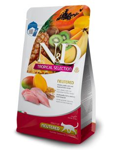 N&D Cat Tropical Selection Pollo Neutered kg  1,5  Cibo Secco per gatti . 2