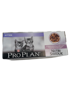 Proplan Nutrisavour  Kitten Tacchino in salsa  MULTIPACK 10x85 gr. Cibo Umido per cuccioli di gatto 2