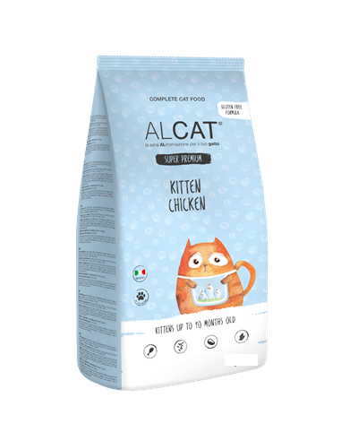 Alcat Kitten Pollo kg.1,5. Cibo Per Cuccioli di gatto