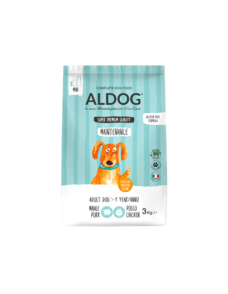 Aldog Agnello Mini kg 3.Crocchette per cani .