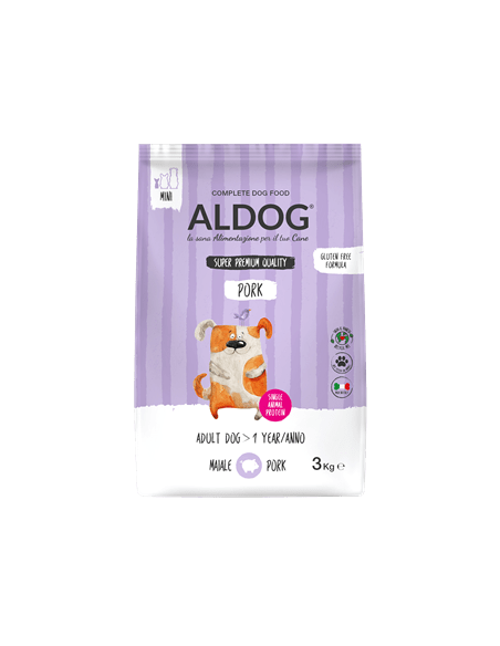 Aldog Maiale Med/Large Kg.3. Crocchette per cani