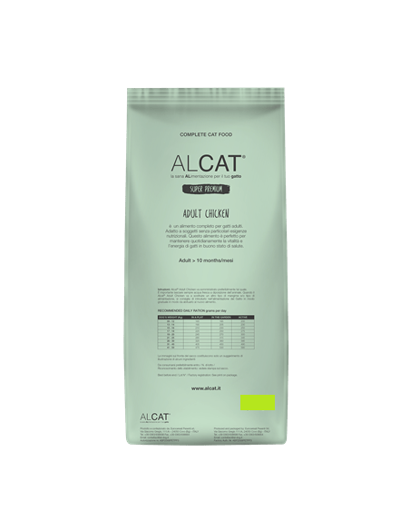 Alcat adult  Pollo gr.400. Cibo secco  per gatti .