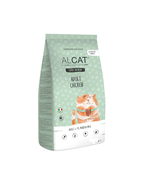 Alcat adult  Pollo gr.400. Cibo secco  per gatti .