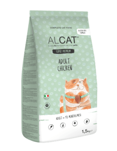 Alcat ADULT Pollo Kg.1,5.Crocchette per gatti