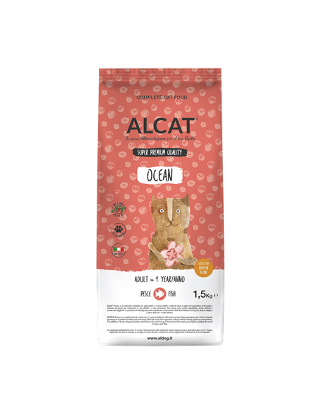 Alcat ADULT Ocean Kg.1,5. Cibo Secco Per Gatti