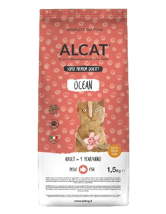 Alcat ADULT Ocean Kg.1,5. Cibo Secco Per Gatti