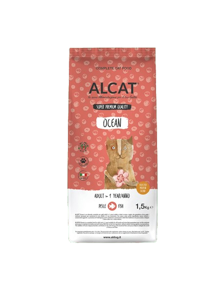 Alcat ADULT Ocean Kg.1,5. Cibo Secco Per Gatti