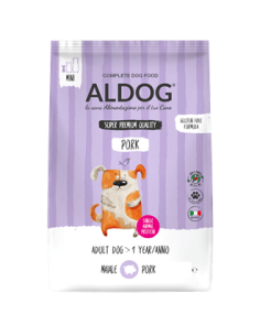 Aldog Maiale Mini Kg 3. Crocchette per cani