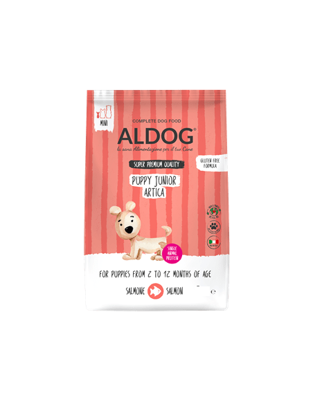 Aldog Puppy Junior Artica con Salmone Mini kg.1,5. Puppy