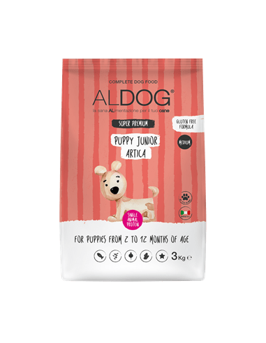 Aldog Puppy Junior Artica con Salmone Medium kg.3. Puppy