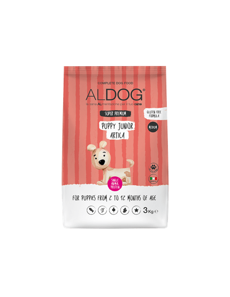 Aldog Puppy Junior Artica con Salmone Medium kg.3. Puppy