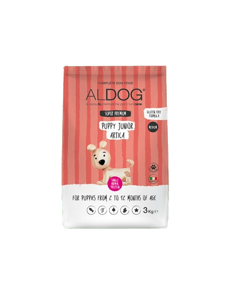 Aldog Puppy Junior Artica con Salmone Medium kg.3. Puppy