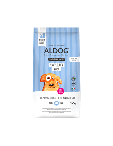 Aldog Puppy Junior Agnello Med/Large kg.12. puppy.