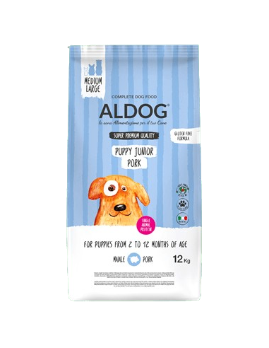 Aldog Puppy Junior Agnello Med/Large kg.12. puppy.