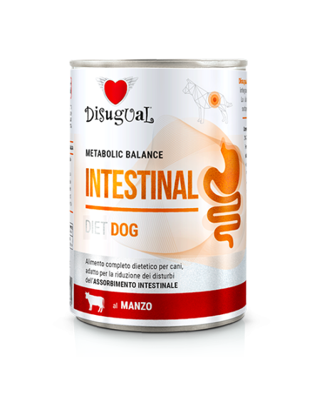 Disugual Diet Cane Intestinal Manzo gr 400. Diete - Umido Per Cani