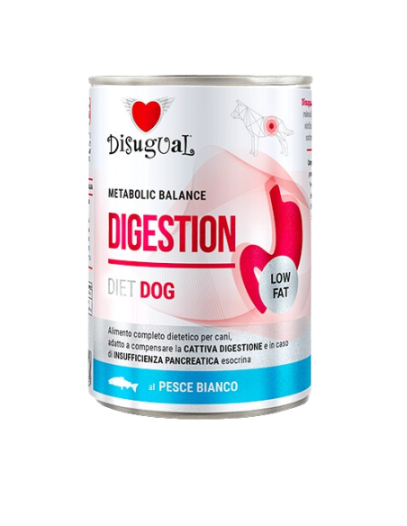 Disugual Diet Cane Digestion Low Fat Pesce gr 400. Diete . Umido Per Cani.