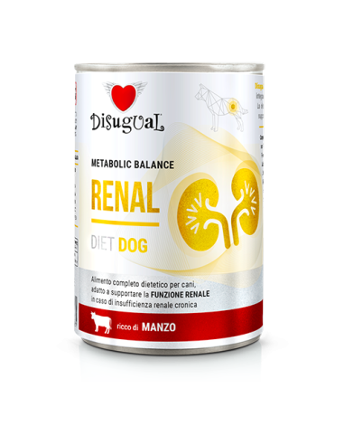 Disugual Diet Cane Renal Manzo gr 400. Diete - Cibo Umido Per Cani .