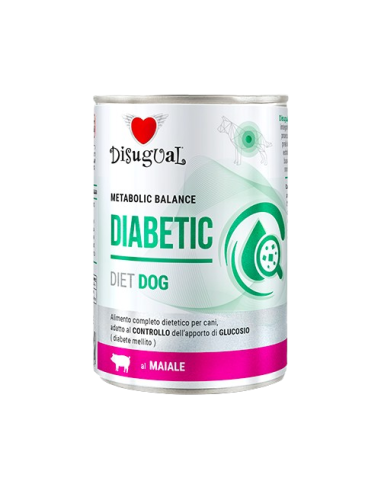 Disugual Diet Cane Diabetic Maiale gr 400. Diete - Cibo umido per cani .