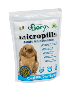 Fiory Micropills Adult Coniglio Nani gr 800. Mangime Per Roditori 2