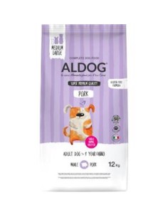 Aldog Maiale Medium /Large kg 12. Crocchette per cani