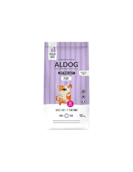 Aldog Maiale Medium /Large kg 12. Crocchette per cani