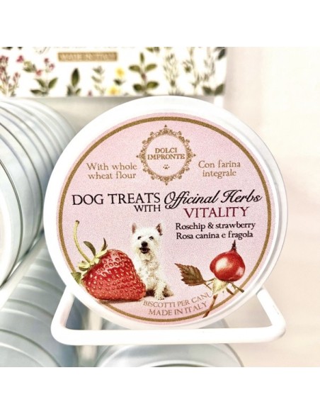 Dog Treats Biscotti Vitaly Dolci Impronte gr 40. Snack Per Cani