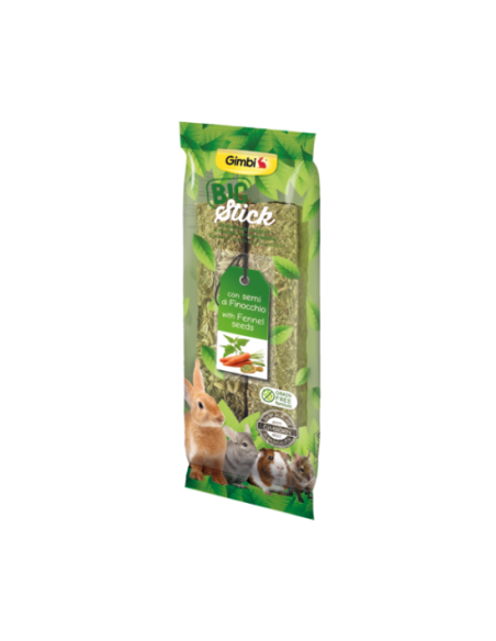 Gimbi Big Stick Con semi di Finocchio gr 70 x 2 pezzi. Snack per Roditori