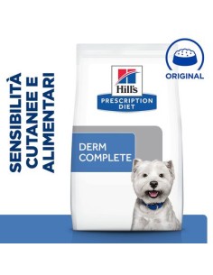 Hill's Canine Derm Complete Mini  Skin care & Food Sensivities Kg.1. Diete - Cibo Secco Per Cani 2