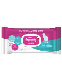 Salviette Gatto Acqua Aromatica 40 pezzi. Igienici per gatti 2