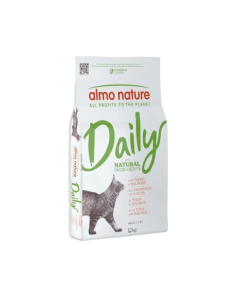 ALMO NATURE DAILY con Tonno e Salmone Kg.1,2. Cibo Secco Per Gatti.