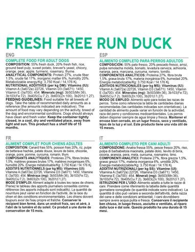 Arquivet Dog Fresh Free Run Duck kg 2,5. Crocchette per cani .