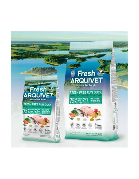 Arquivet Dog Fresh Free Run Duck kg 2,5. Crocchette per cani .