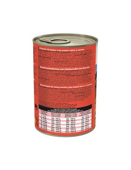Arquivet Fresh umido Cane Adult Polpette Manzo gr 400. Cibo Umido Per Cani.