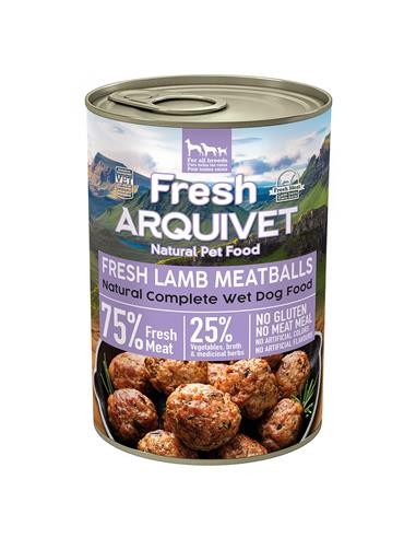 Arquivet Fresh Umido Cane Adult Polpette Agnello gr 400. Cibo Umido Per cani.