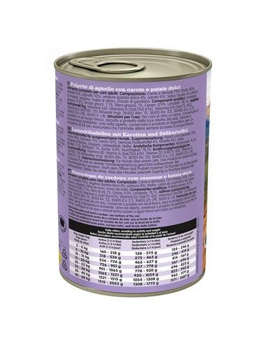 Arquivet Fresh Umido Cane Adult Polpette Agnello gr 400. Cibo Umido Per cani.