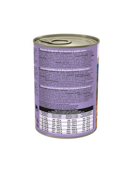 Arquivet Fresh Umido Cane Adult Polpette Agnello gr 400. Cibo Umido Per cani.