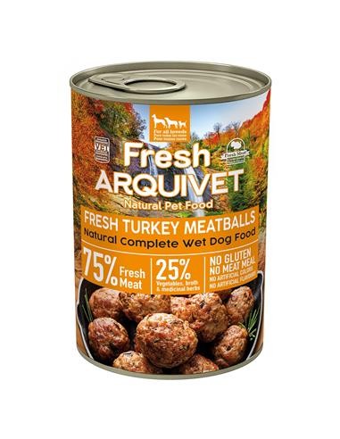 Arquivet Fresh Umido Adult Polpette Tacchino gr 400. Cibo Umido Per Cani