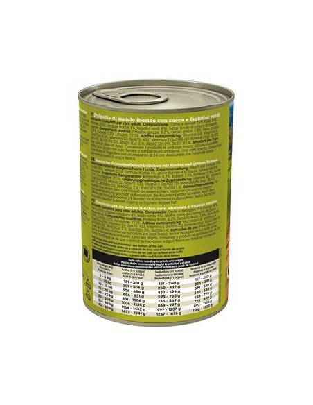 Arquivet Fresh Umido Cane Adult Polpette Maiale gr 400. Cibo Umido Per Cane.