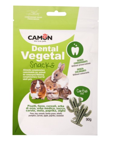 Snack Dental Vegetal Cactus gr 90- Snack Per Roditori .