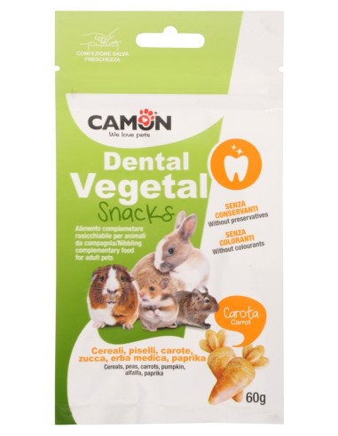 Dental Vegetal Snack Carota gr 60. Snack Per Roditori