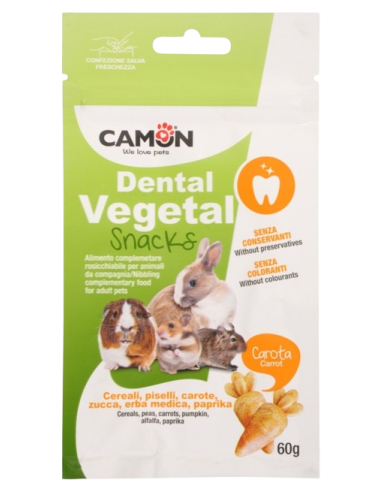 Dental Vegetal Snack Carota gr 60. Snack Per Roditori
