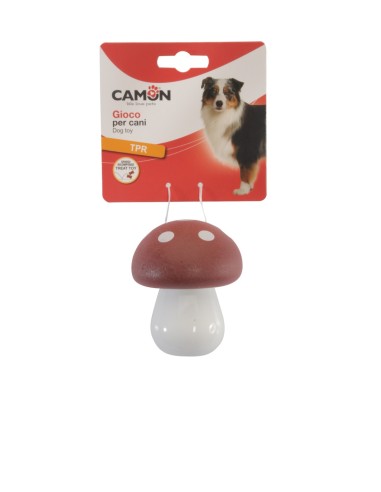 Gioco Cane Tpr Spargi Ricompensa Fungo cm 9. Gioco Per Cani.